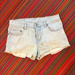 KSUBI heavy cotton denim shorts